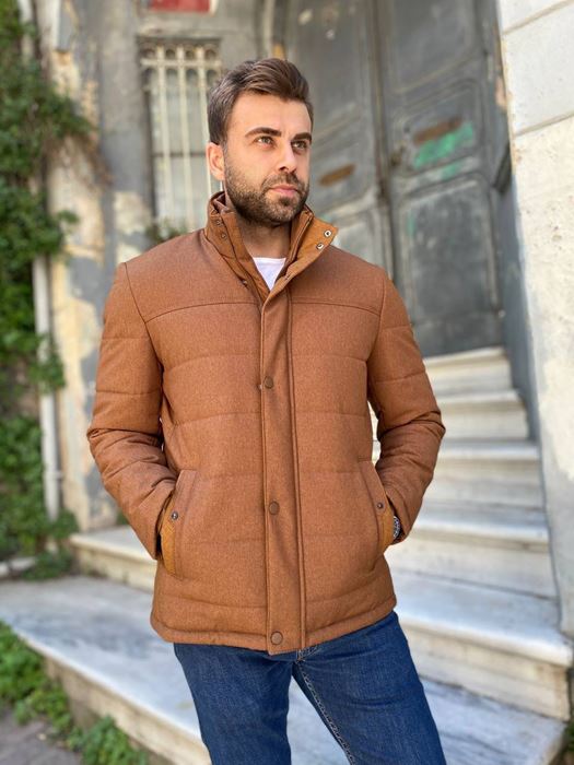 Image de VESTE DE SPORT EN LIN ORANGE