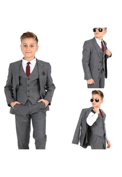 Picture of GRAY PLAIN CHILDREN'S SUIT