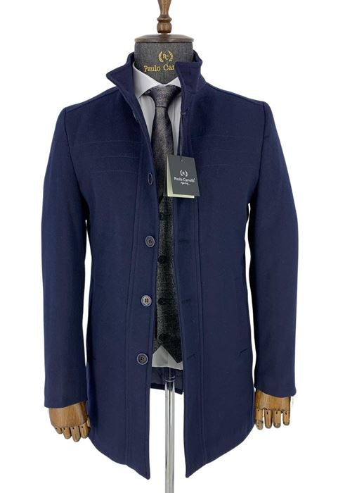 صورة معطف مسطح كحلي