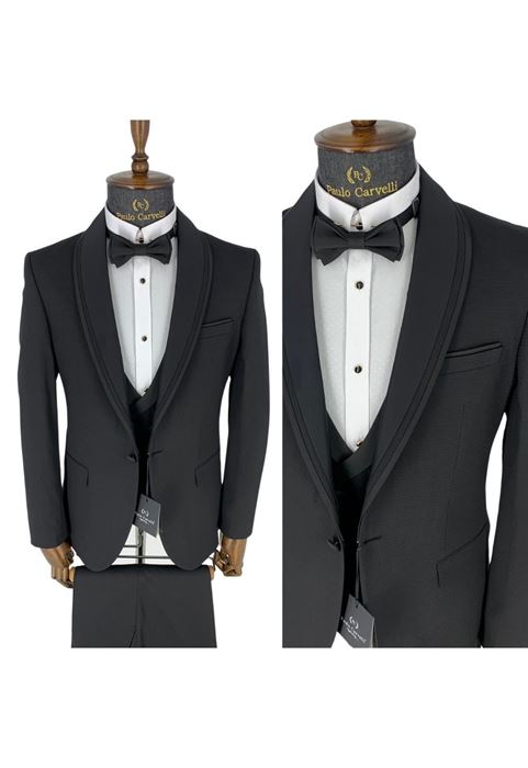 Image de TUNK DÉTAILLÉ COL NOIR MAT