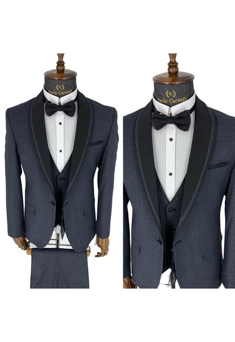 Image de GRIS FONCÉ COL NOIR DÉTAILLÉ FUMÉE