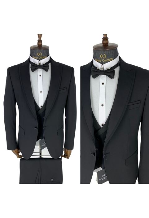 Image de TUNK DÉTAILLÉ À COL NOIR CLASSIQUE