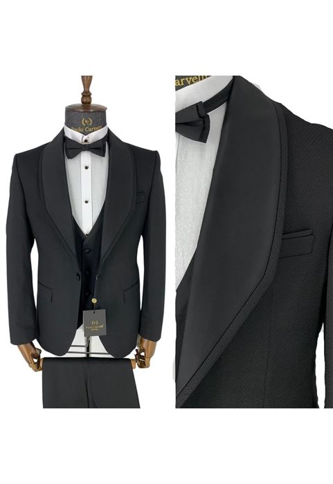 Image de TUNK DÉTAILLÉ AVEC COL À POIS NOIR