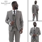 صورة بدلة رمادي سادة