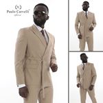 صورة بدلة مسطحة بحزام كريم