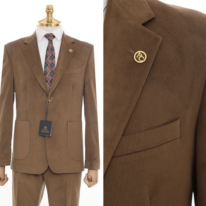 Picture of FÜME KAHVE KADİFE CEKET