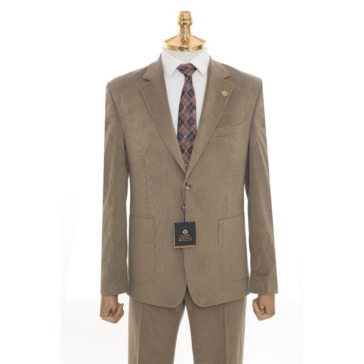 صورة SÜT KAHVE KADİFE CEKET