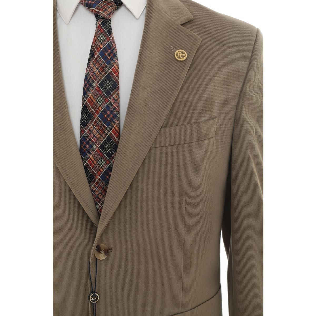 صورة KOYU SÜT KAHVE KADİFE CEKET