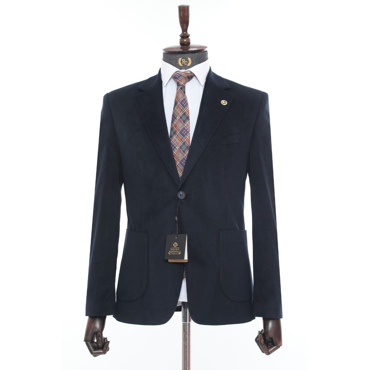 صورة PARLAMENT MAVİSİ KADİFE CEKET