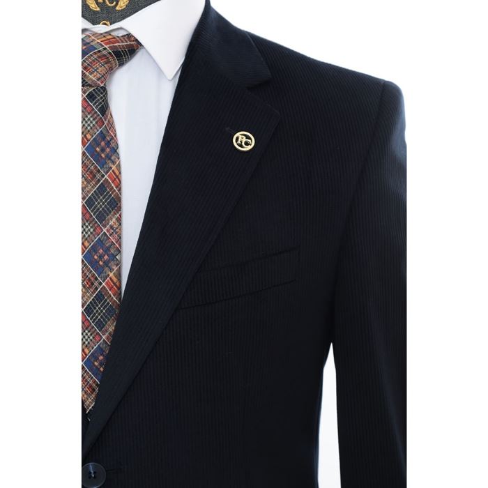 صورة GECE MAVİSİ KADİFE CEKET