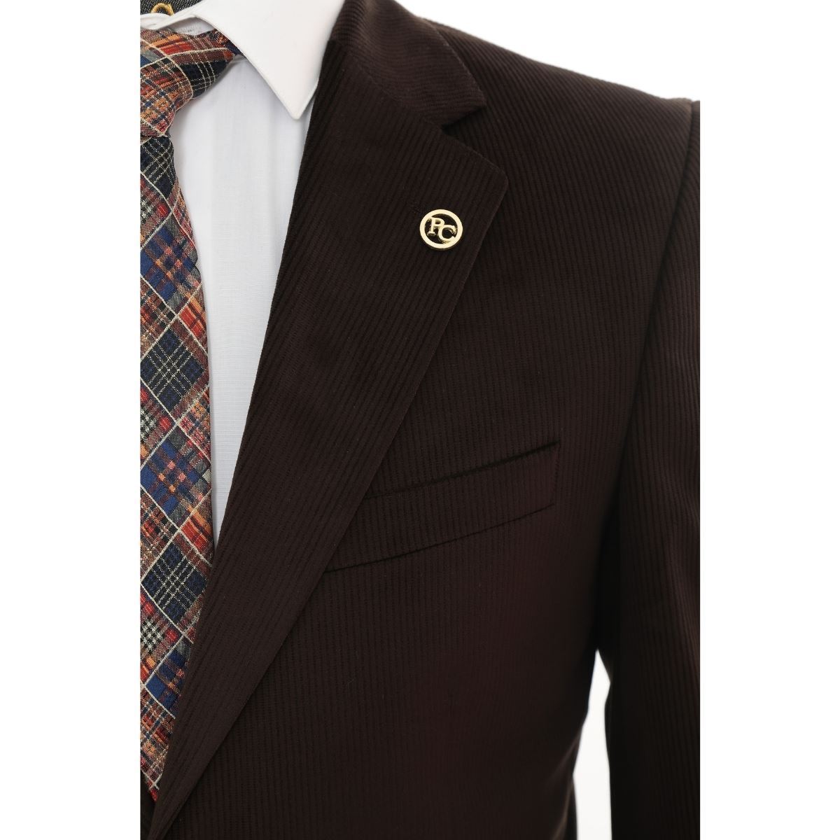 Picture of KESTANE RENGİ KADİFE CEKET