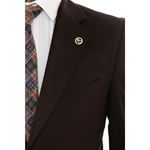 صورة KESTANE RENGİ KADİFE CEKET