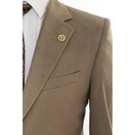 Image de KOYU FÜME SÜT KAHVE KADİFE CEKET